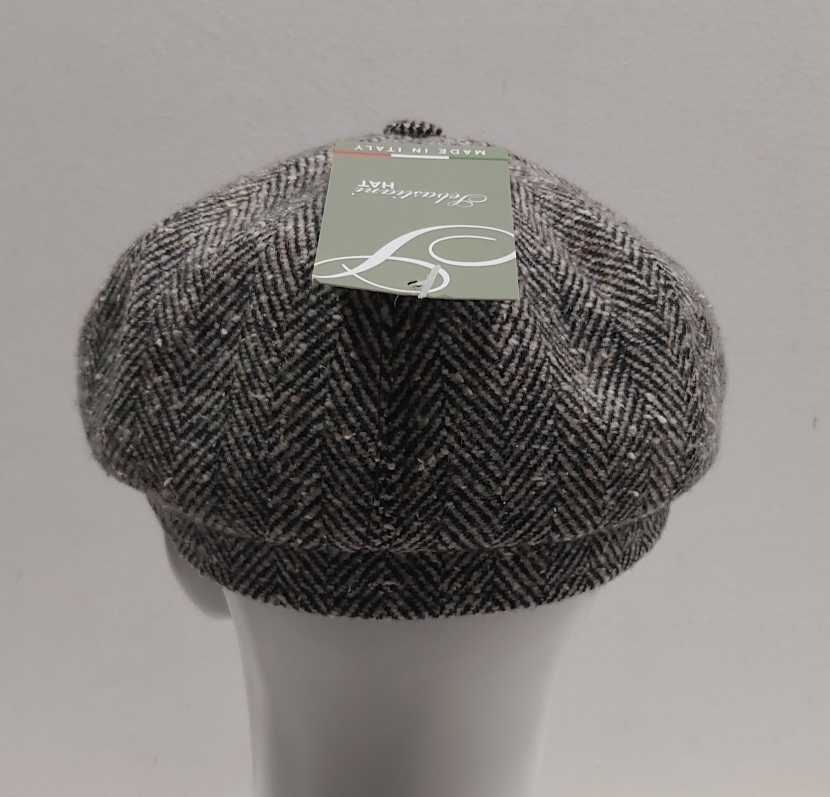 COPPOLA BERRETTO SPIGATO BEIGE LANA MADE IN ITALY PEAKY BLINDERS - immagine 4