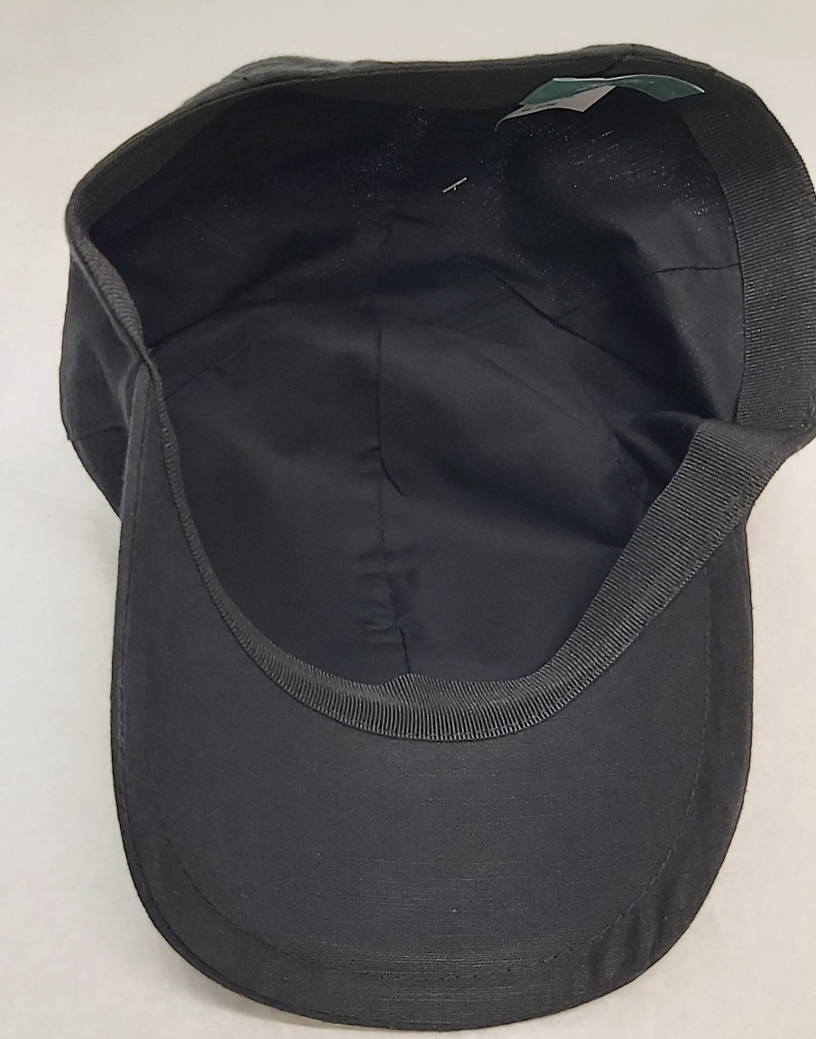 CAPPELLO BASEBALL VISIERA 100% LINO MADE IN ITALY NERO CHIUSO DIETRO - immagine 5