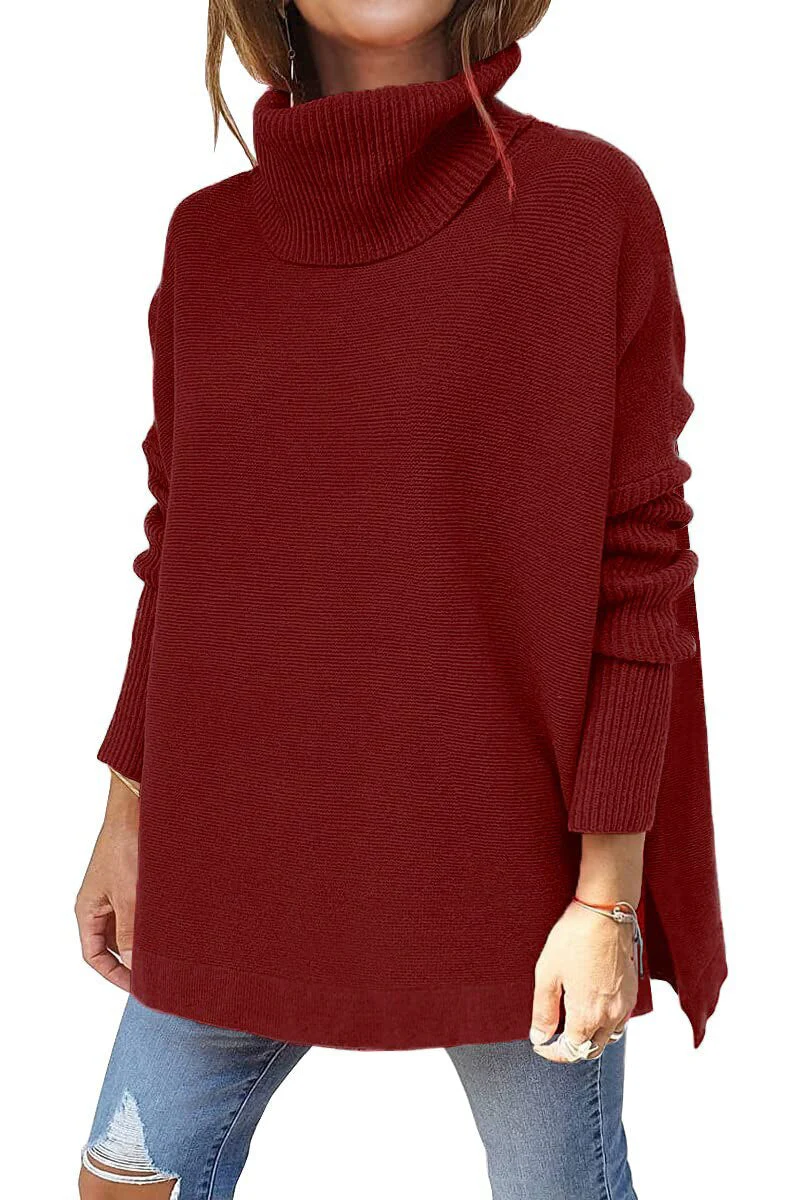 Milla – Maglione Donna Oversize Elegante a Collo Alto - immagine 5