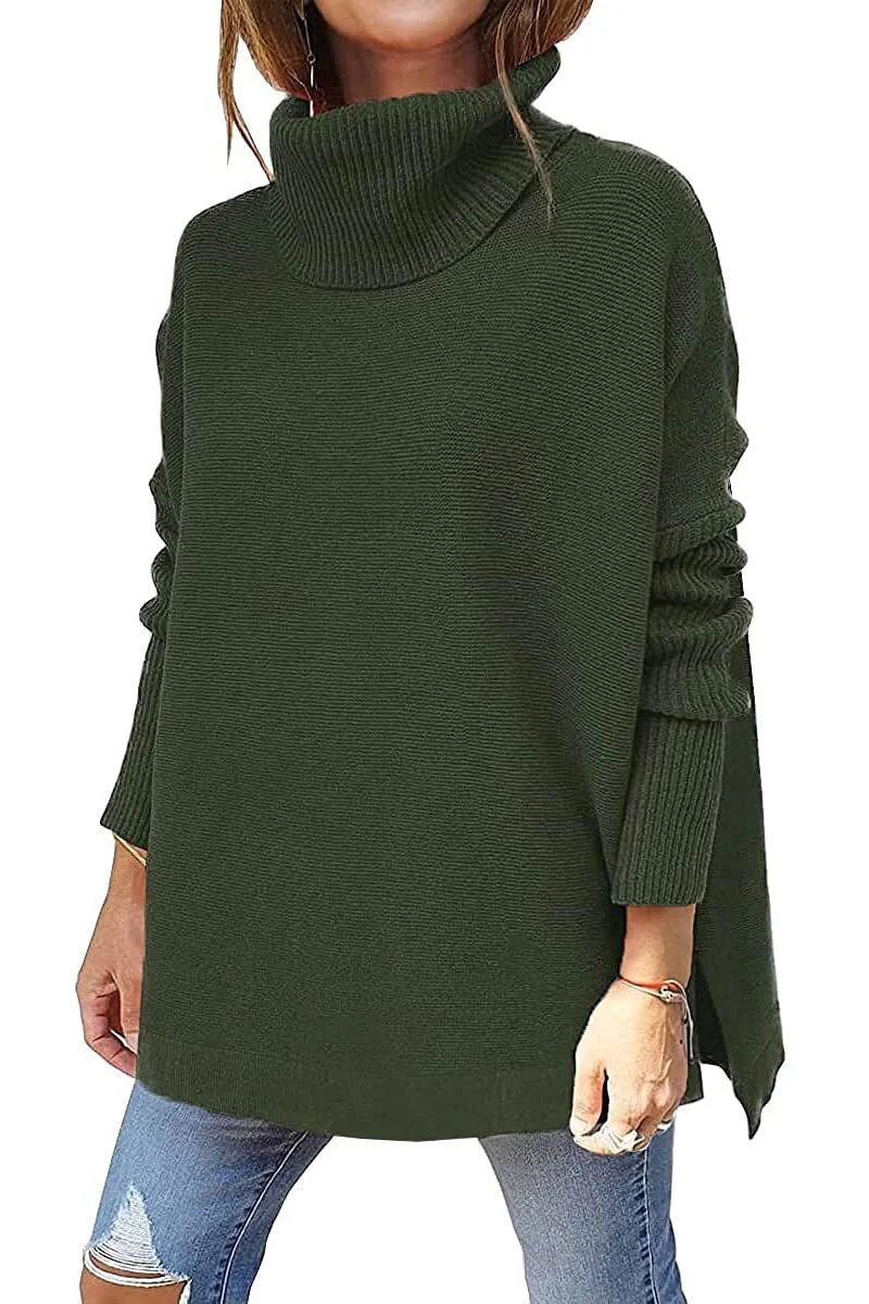 Milla – Maglione Donna Oversize Elegante a Collo Alto - immagine 7