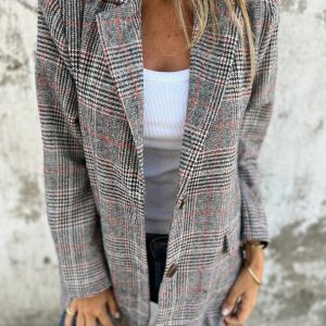 Andrea | Blazer Donna Invernale Elegante a Quadri