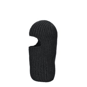 BALACLAVA PASSAMONTAGNA NERO COPRE ORECCHIE NUCA E COLLO MADE IN ITALY