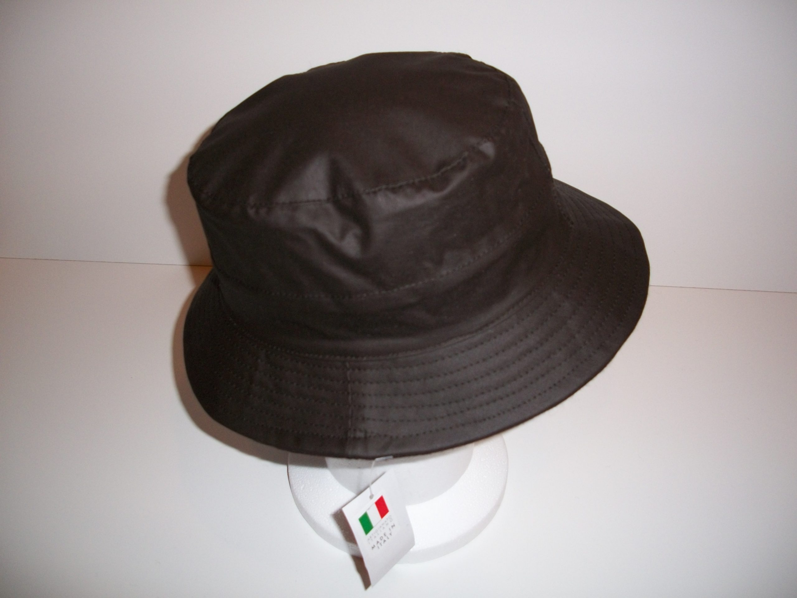 CAPPELLO IMPERMEABILE CERATO PESCATORE UOMO HAT MADE IN ITALY - immagine 3