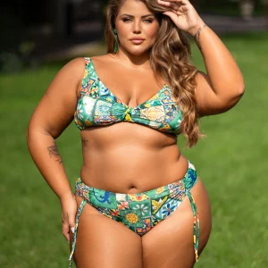 Bikini Coppa Nodo con Slip Regolabile Naxos