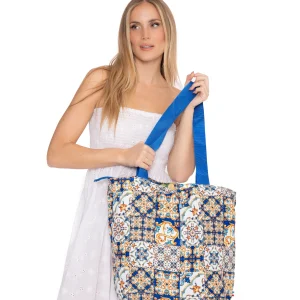 Borsa Grande in Canvas Positano