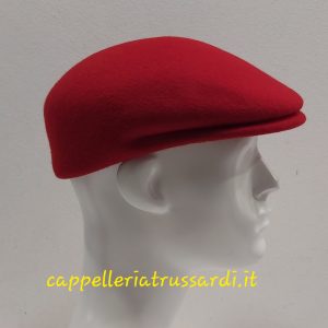 COPPOLA FELTRO LANA ROSSO MADE IN ITALY