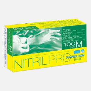 Guanto nitrile blu no talco