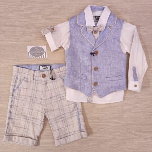 Completo Damper Dan – Denim/Beige