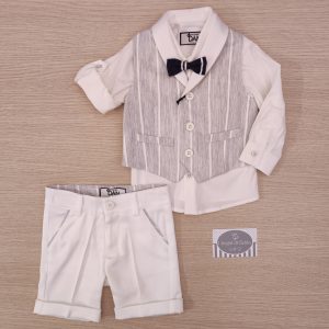 Completo Damper Dan – Panna/Grigio Chiaro