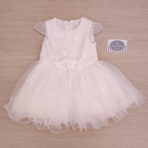 Abito Ambarabà – Bianco Tulle e Macramè