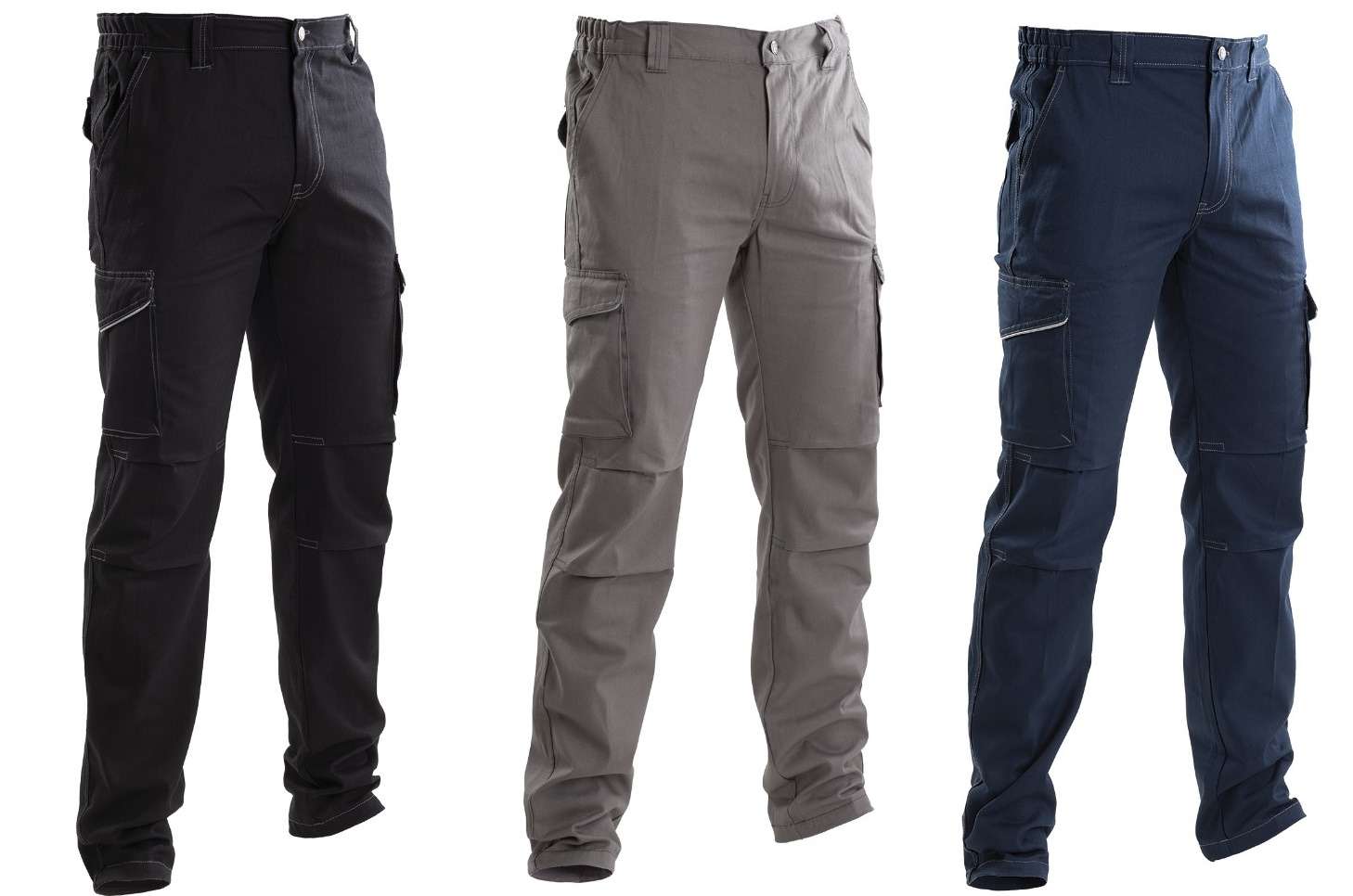 Pantaloni da lavoro uni 13688 CE Blu Nero Grigio