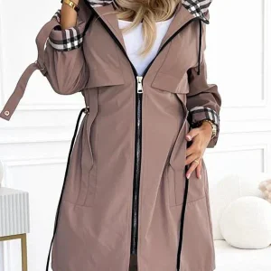 Parka Donna Invernale Elegante con Cappuccio – Protezione da Pioggia e Vento – Vittoria