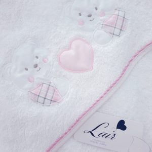 Accappatoio a Triangolo in Spugna Ricamato Lair