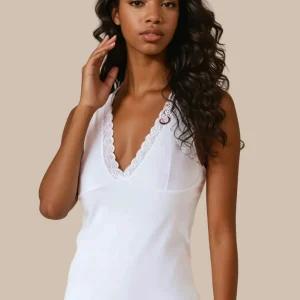 Canotta intima donna forma seno 100% cotone Made in Italy