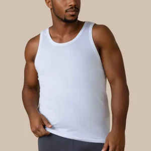 Canotta intima taglie forti 100% cotone 4XL a 6XL bianco colorato