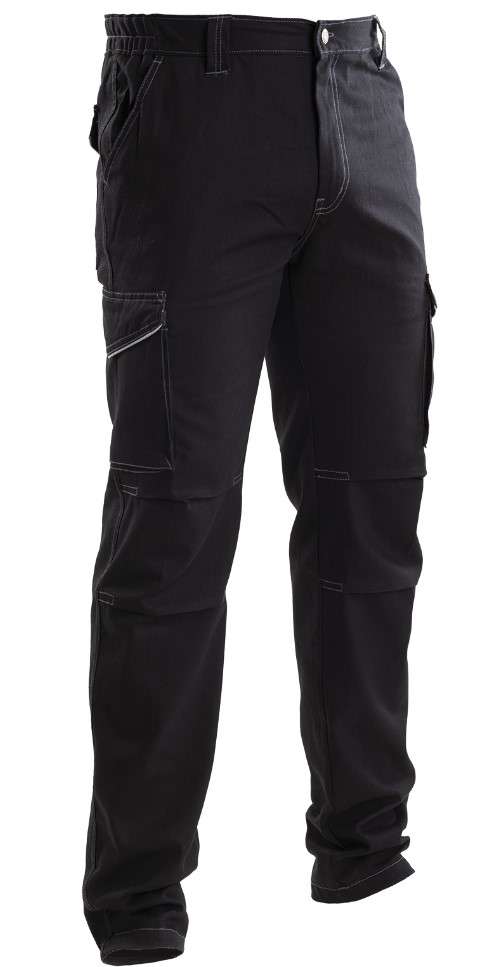 Pantaloni da lavoro uni 13688 CE Blu Nero Grigio - immagine 3