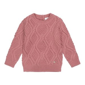 Pullover Bambina Rosa Antico