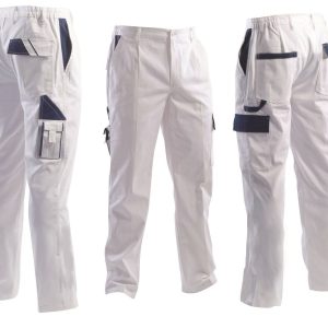Pantalone da lavoro bianco