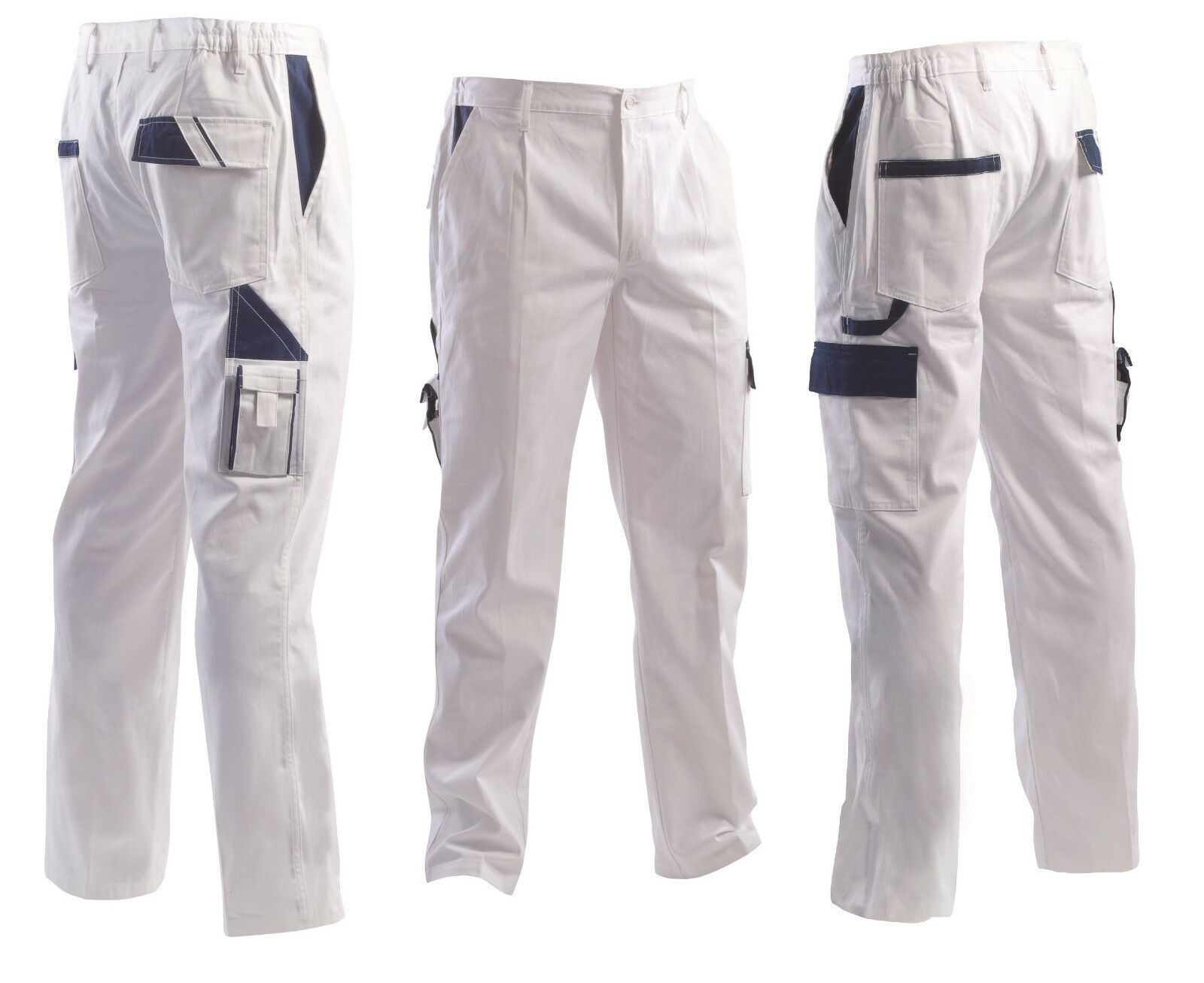 Pantalone da lavoro bianco