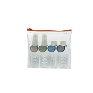 SET DI FLACONI SAMSONITE Porta Liquidi da Viaggio